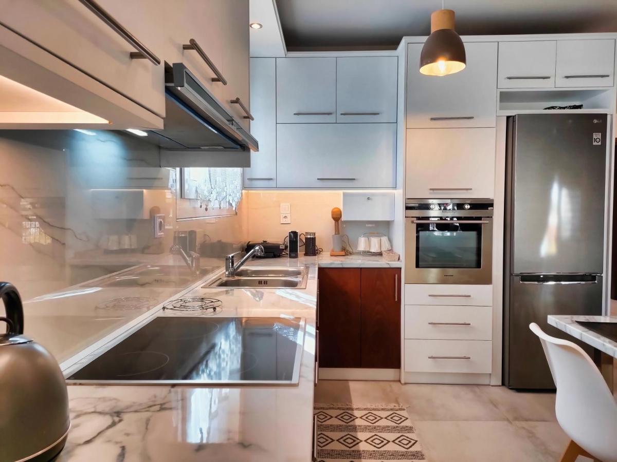 Meteora View Penthouse Apartment Kalampáka Ngoại thất bức ảnh