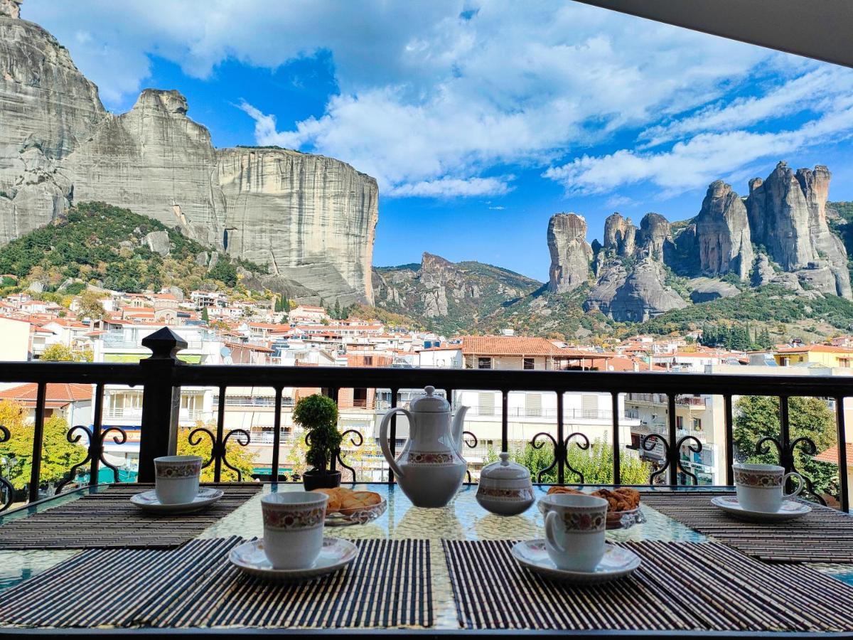 Meteora View Penthouse Apartment Kalampáka Ngoại thất bức ảnh