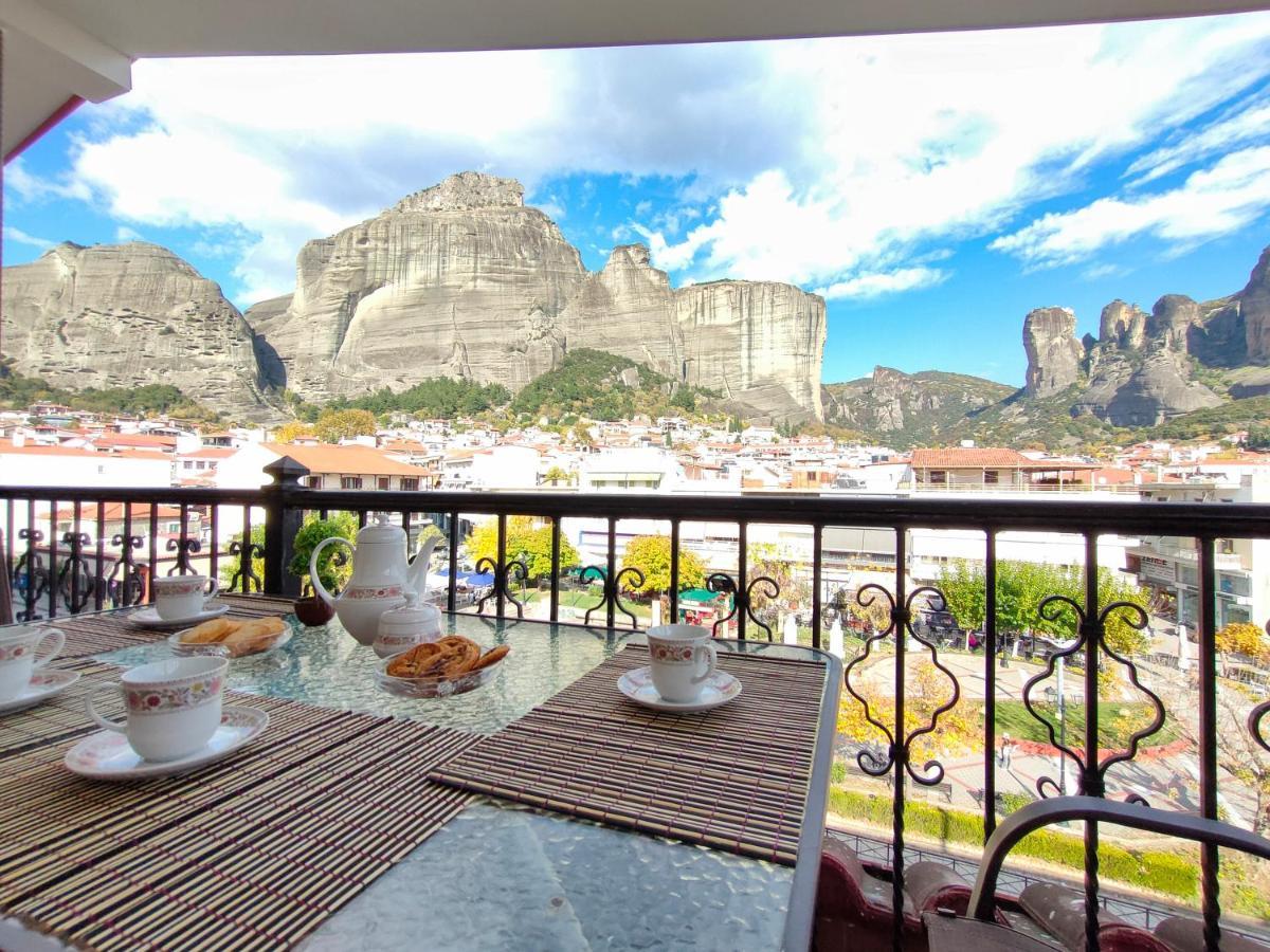 Meteora View Penthouse Apartment Kalampáka Ngoại thất bức ảnh