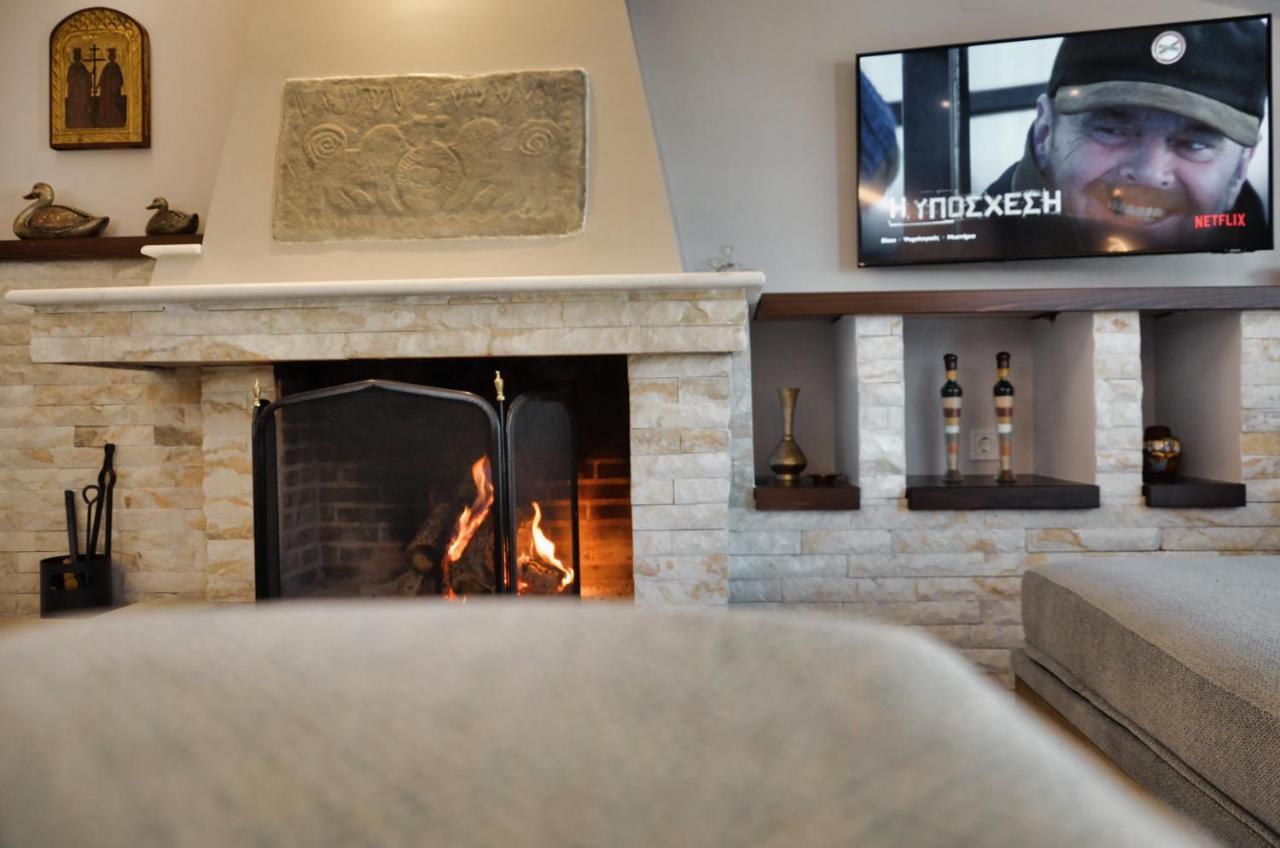 Meteora View Penthouse Apartment Kalampáka Ngoại thất bức ảnh