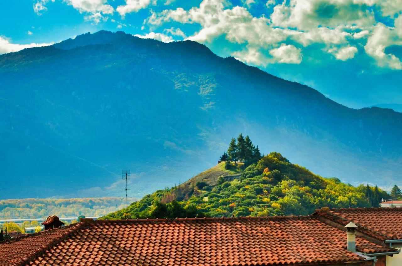 Meteora View Penthouse Apartment Kalampáka Ngoại thất bức ảnh